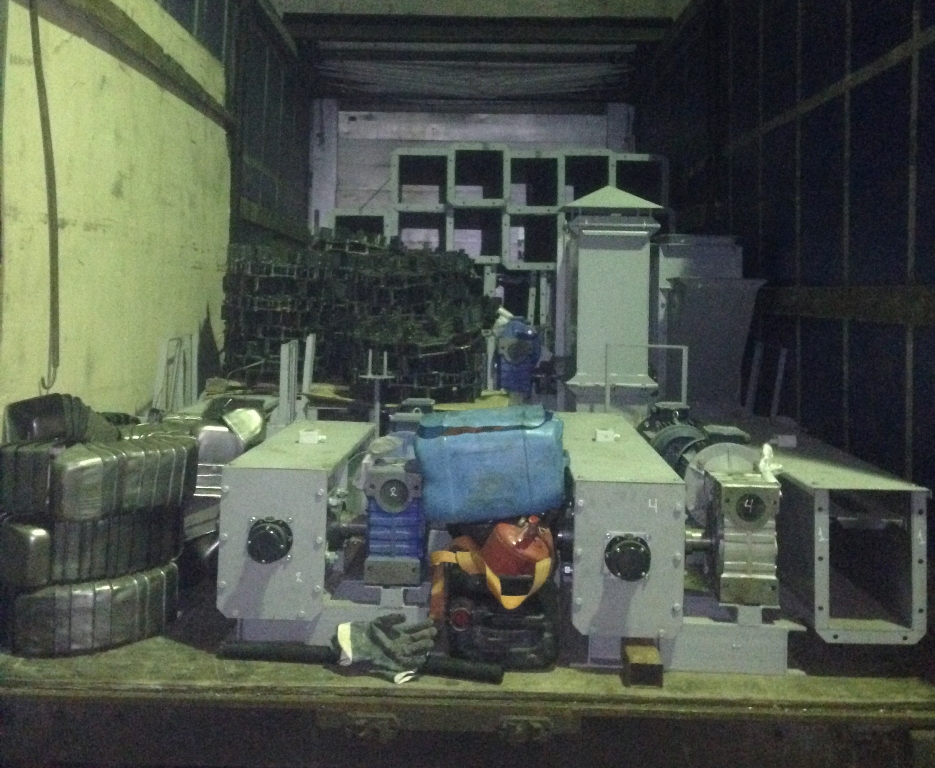 Отправка оборудования на завод в Воронежскую область